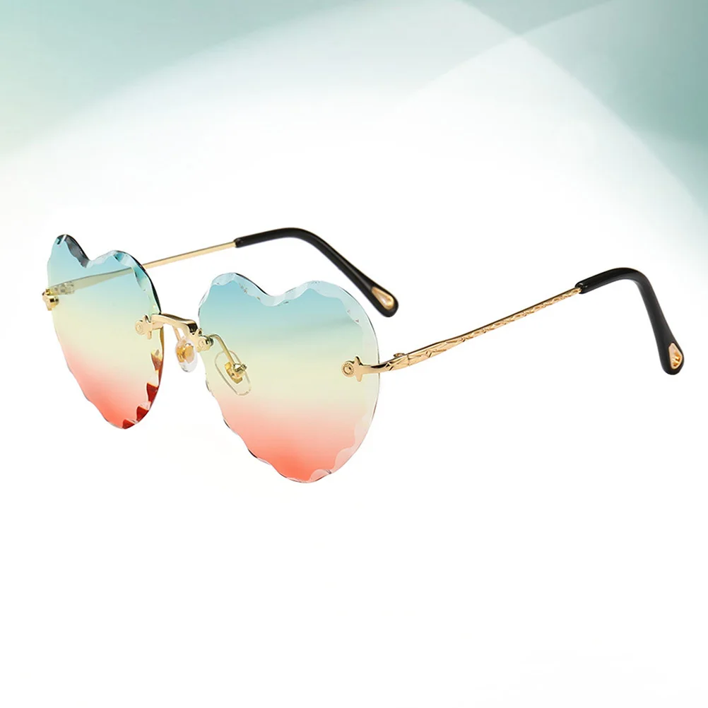 

Heart Sunglasses Anti-Uv Glasses Anti-Uv Glasses Lightweight Party Eyewear For Daily Wear Photo Prop Accessory