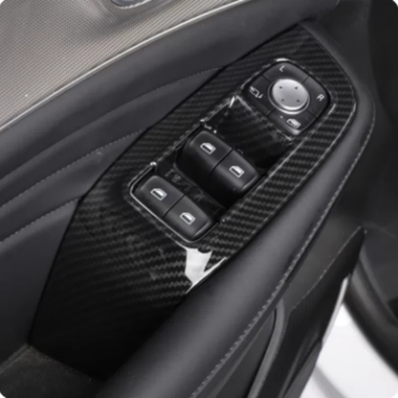 Interior ABS Accessories Carbon Fiber Black For Mg Roewe Rx5 Max 2019 2020 2021 Accessories Styling Auto Decoration Cover Trim - Image 2
