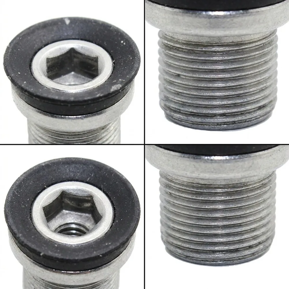 Tornillo de manivela con rosca M15 para soportes inferiores Octalink ES25 ES30 ES300, 21 mm de largo, sección de rosca de 12 mm, reparación de bicicletas