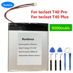 New High Capacity 9000mAh Li-Polymer Battery For Teclast T40 Plus / T40 Pro Tablet PC Battery 5 Wire Plug Laptop Notebook