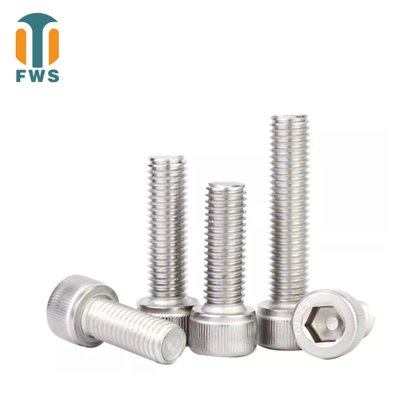 10/20 PCS M20 M24 304 A2-70 Stainless Steel DIN912 Hexagon Hex Socket Cap Allen Head Bolt Screw Multi Size Free Shipping