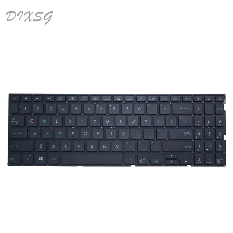 Teclado americano para laptop série Asus x571 x571f x571g x571gd x571gt x571u x571l com retroiluminação