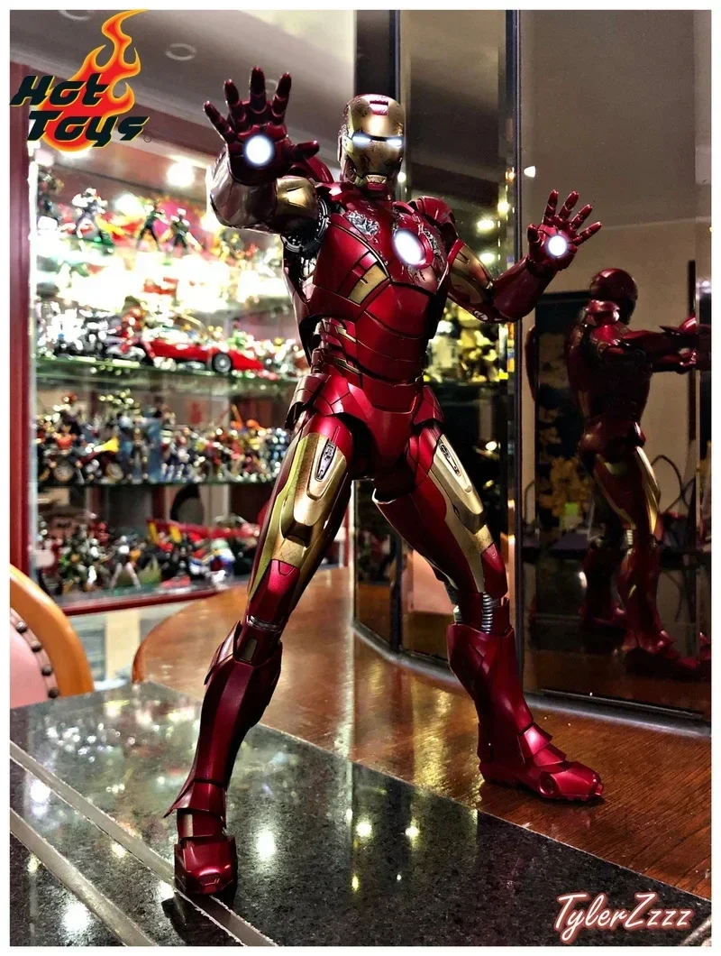 

In Stock Original HT Hottoys 1/6 MMS500-D27 Marvel Avengers Alloy Iron Man Mk7 1/6 Anime Action Figure Model Toys Gifts