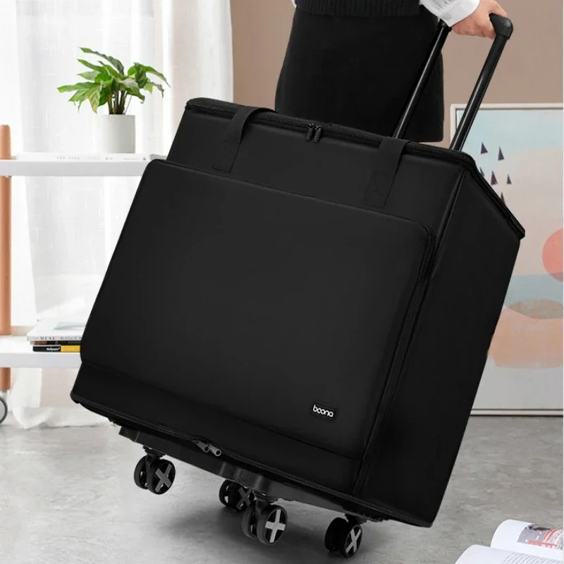 Thickened Desktop Computer Host Storage Bag Portable Travel Monitor Carrying Luggage 24 Inch 27 Inch Handheld Suitcase Bag