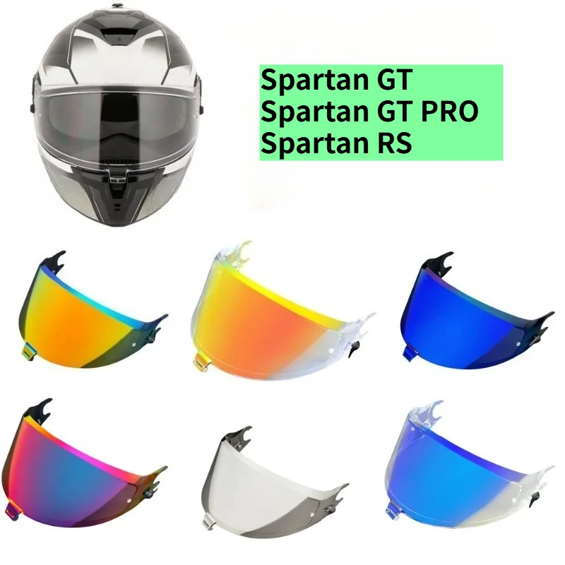 New SPARTAN RS Helmet Visor Lens Full Face Motorcycle Helmet Replacement Lens for SPARTAN GT / GT PRO/RS