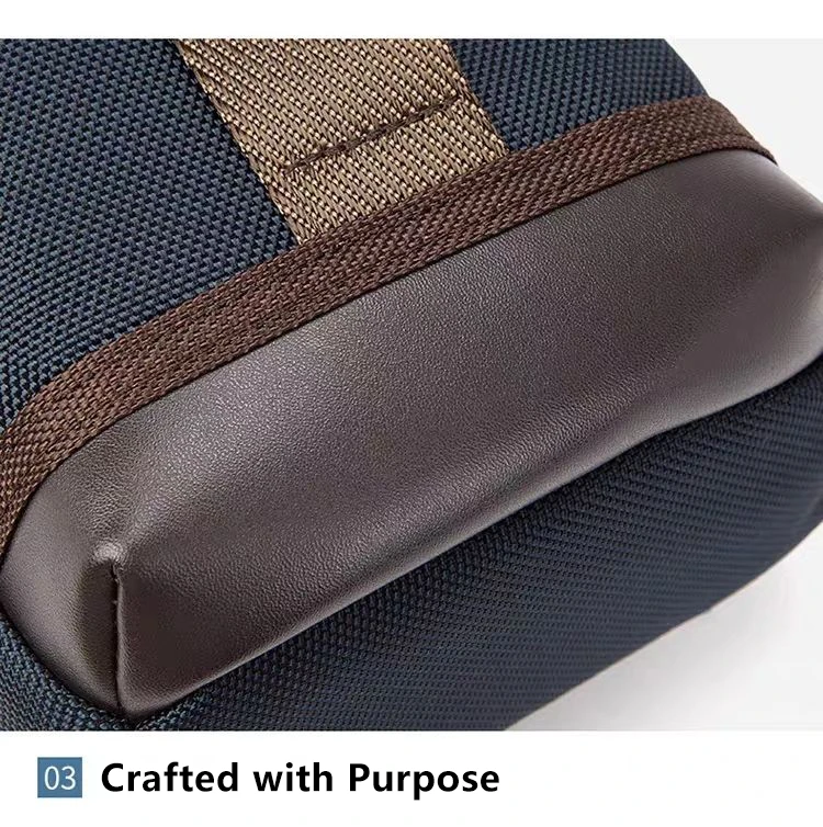 La borsa a tracolla in nylon balistico può espandere la borsa sportiva e per il tempo libero da uomo di lusso leggera e multifunzionale