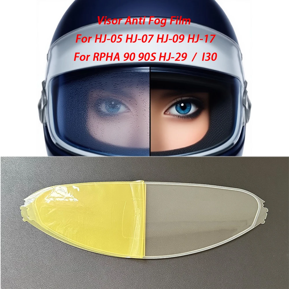 

HJ-09 Helmet Visor Film Anti Fog For HJC RPHA 90 90S I30 HJ-05 HJ-07 HJ-17 Lens Anti Fog Film Motorcycle Helmet Accessories