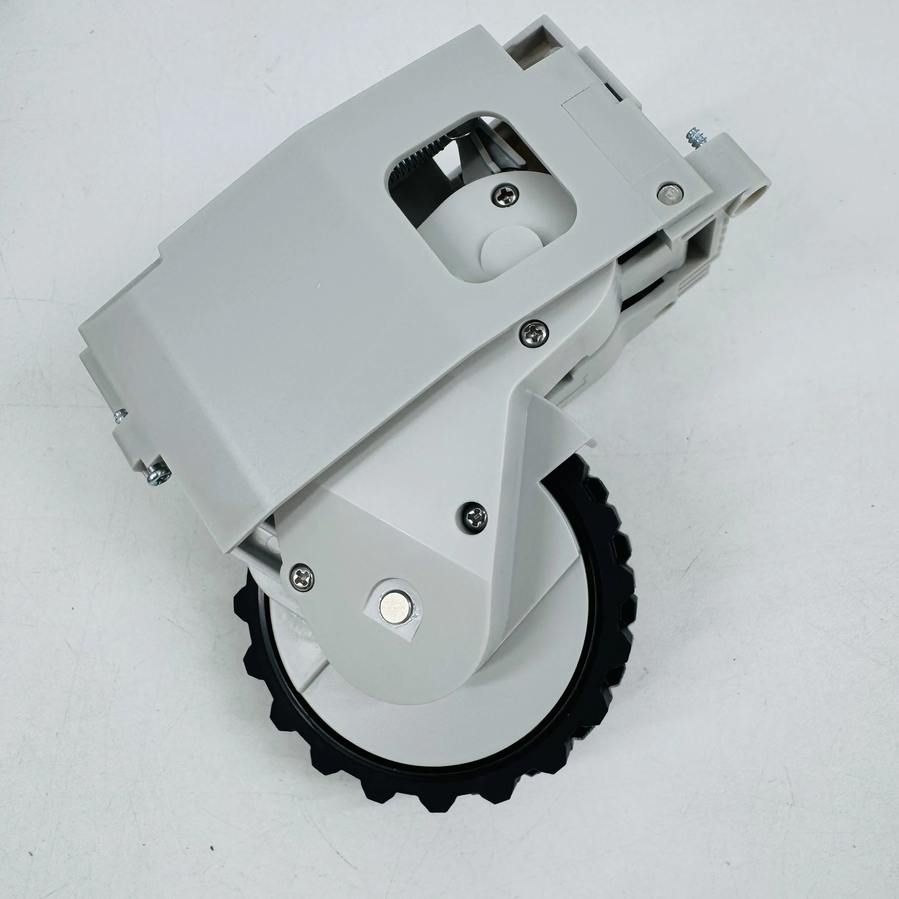 1 Pasang (L + Kanan) Roda Penyedot Debu Asli untuk Xiaomi Robot 1st 1S Penggantian Suku Cadang Penyedot Debu Xiaomi