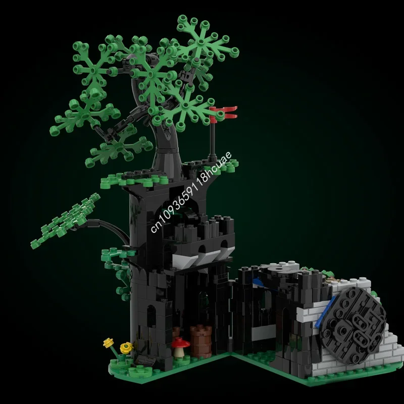 516pcs MOC Forest Hideout Retro Pack 2in2 Castle Building Blocks Festival Gift Parent Child Interactive Activity For All Ages