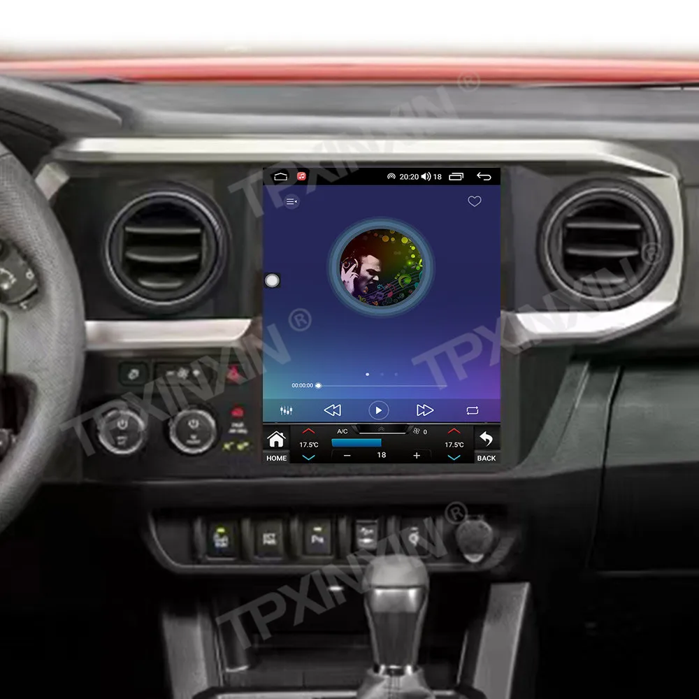 Car Automotive Multimedia Stereo Radio Android 12 For Toyota Tacoma 2017 2018 2019 2020 2021 2022 2023 GPS Navigation Head Unit