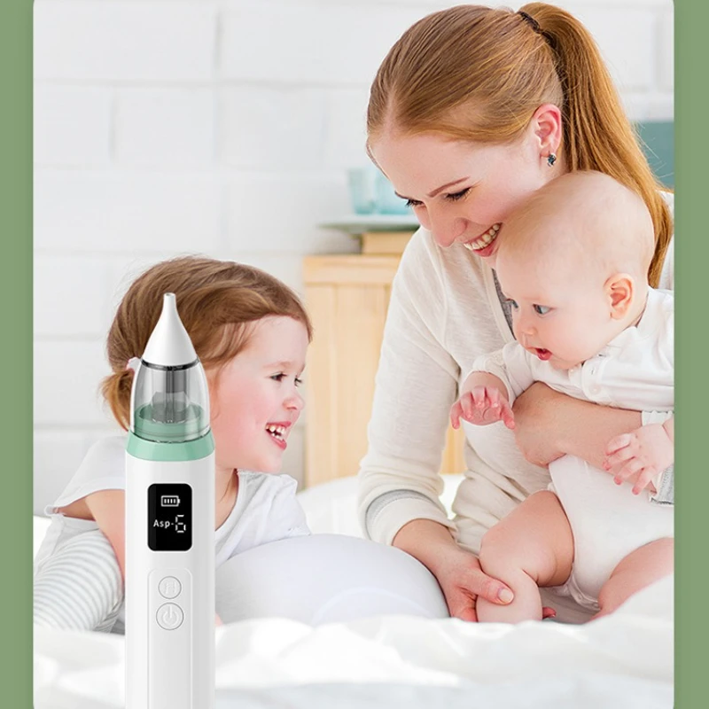 

Portable Nasal Aspirator Nasal Suction Device Rechargeable Safe and Hygienic Nasal Mucus Removal Device for Children and Infants