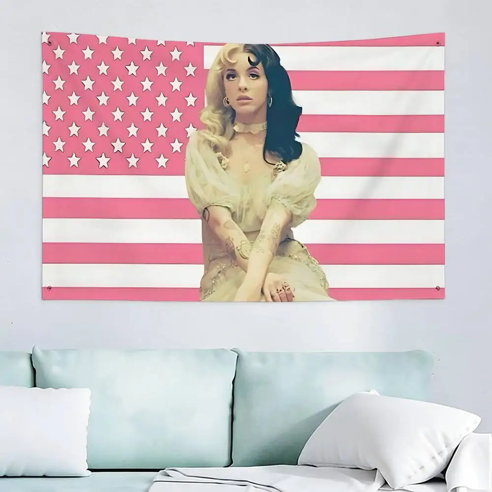 M-Melanie Martinez Flag Polyester Printed Home Or Bedroom De