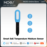 MOES Smart ZigBee Soil Temperature Meter Moisture Humidity Sensor Plant Monitor Detector Garden Automation Irrigation