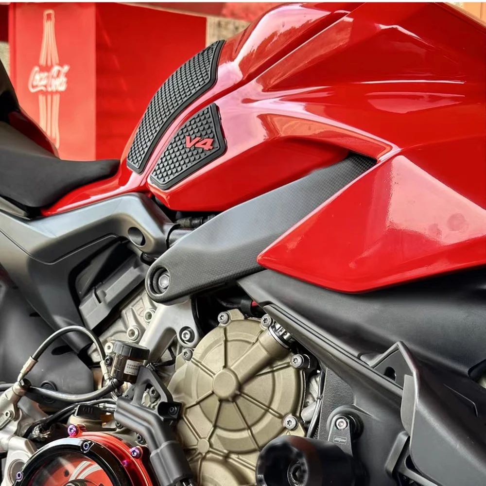 

for Ducati Panigale V4 V4S Streetfighter V4 2018-2023 Motorcycle Frame Side Cover Guard Protective Kit Fairing
