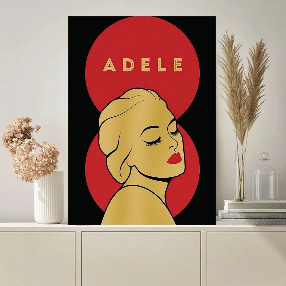 Singer Adele Poster Paintings on The Wall Picture for Living Room Interior Painting Room Decoration