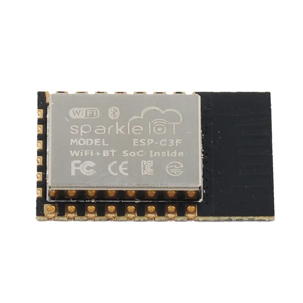 ESP32-C3F WiFi Blue-tooth 4.0 Dual-Mode Microcontroller Module - Single Core 4MB Flash 400KB SRAM 2.4GHz IoT Board