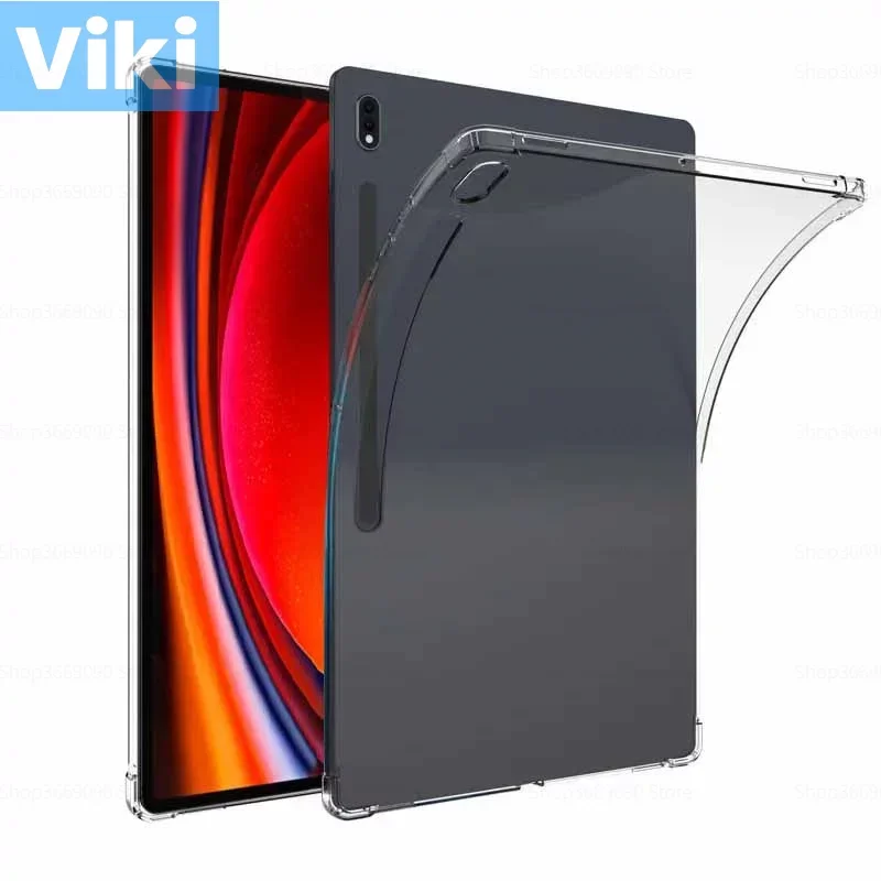

Защитный чехол из ТПУ для Samsung Galaxy Tab S9 Ultra, прозрачный силиконовый чехол с защитой от падения для Samsung Tab S9 Plus, S8, TabS9 Ultra