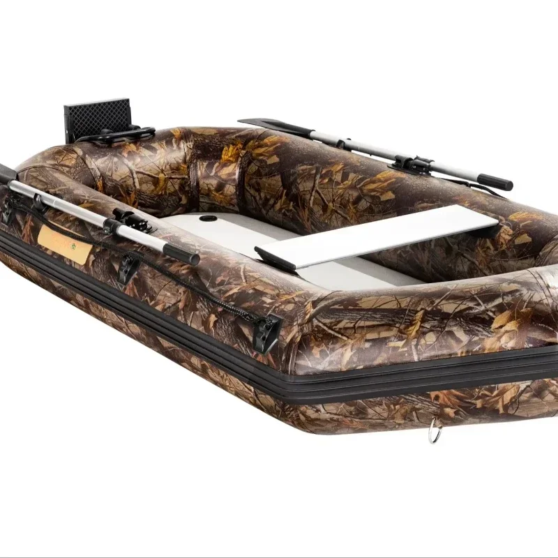 

2.70 meters inflatable boat, camouflage design, air cushion floor, high pressure valve for carp fishing