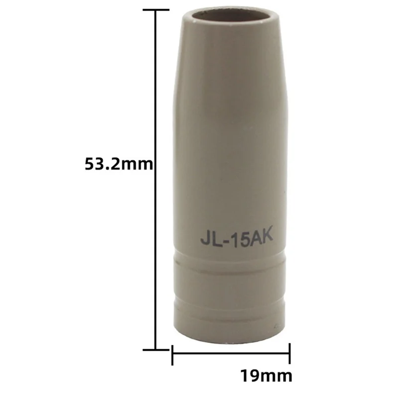 ABRS-15AK Ugello di protezione del rivestimento Antiaderente Scorie di saldatura Manicotto protettivo europeo per macchina di protezione del gas airless 30 pezzi