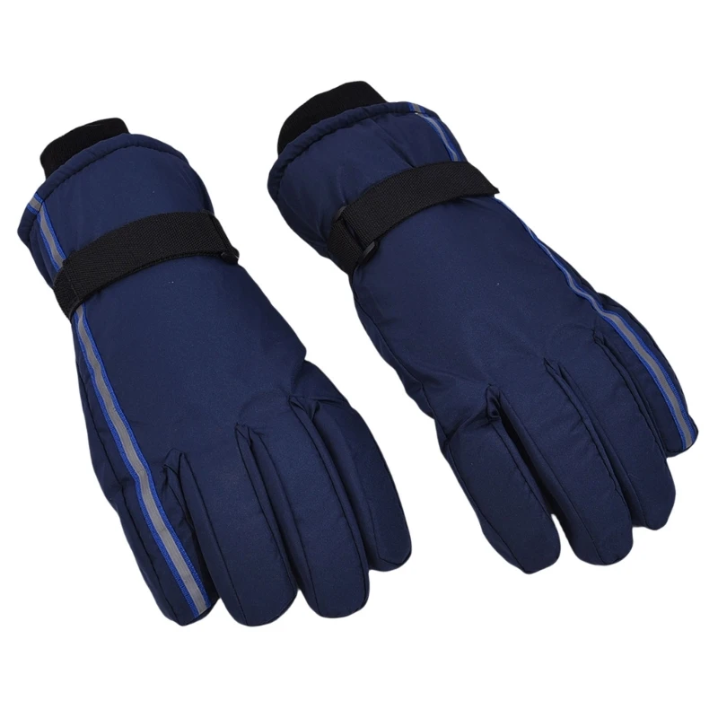 Breathable Warm Fleece Liner Gloves Adjustable Wrist Gloves for Winter Activity