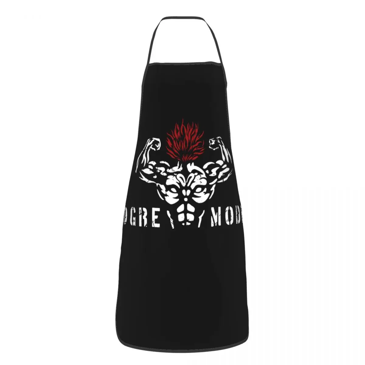 Unisex Ogre Mode Baki The Grappler Yuujiro Hanma Bib Apron Adult Women Men Chef Tablier Cuisine for Kitchen Cooking Painting