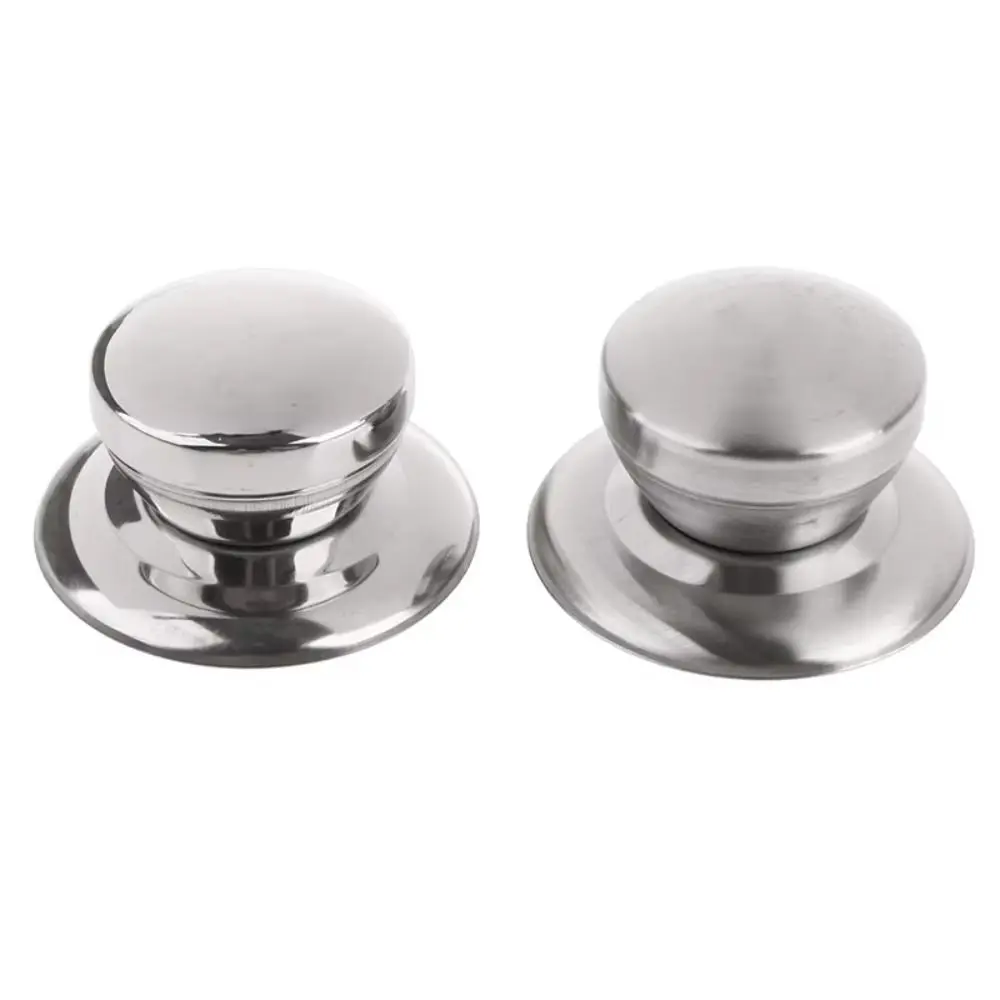 Durable Stainless Steel Pot Lid Holding Lifting Handle Heat Resistant Replacement Knob Pot Cover Top Universal