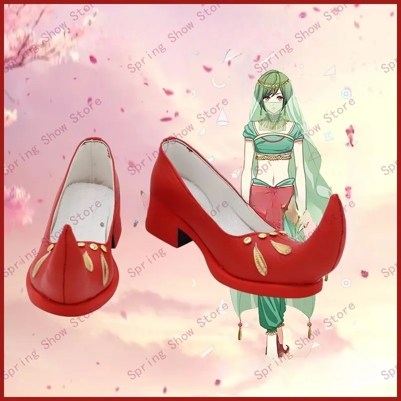 

A3 Юки Рурикава Косплей Костюм Красные туфли ручной работы из искусственной кожи