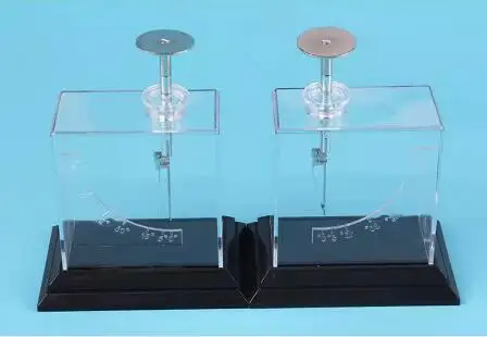 1Set (2Pcs) Platinum Foil Electroscope Set For Physics Electricity Experiment