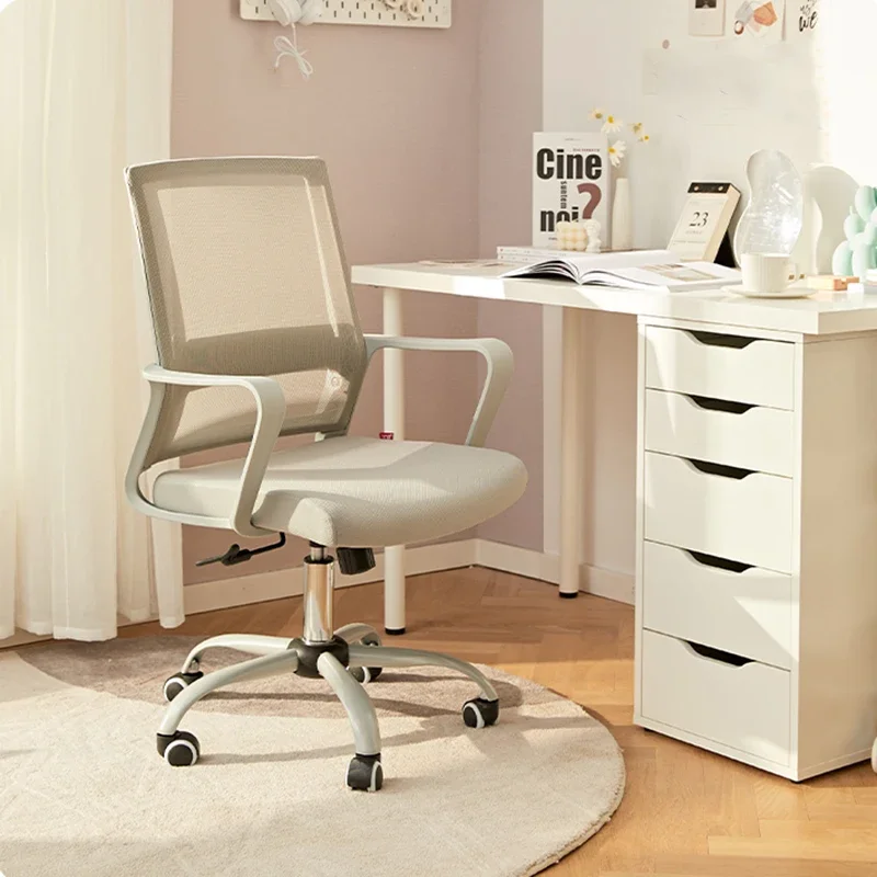 Office Computer Chair Household Staff Meeting Rotary Lifting Stool Simple And Comfortable Mesh Armchairs Gaming Chairs Furniture