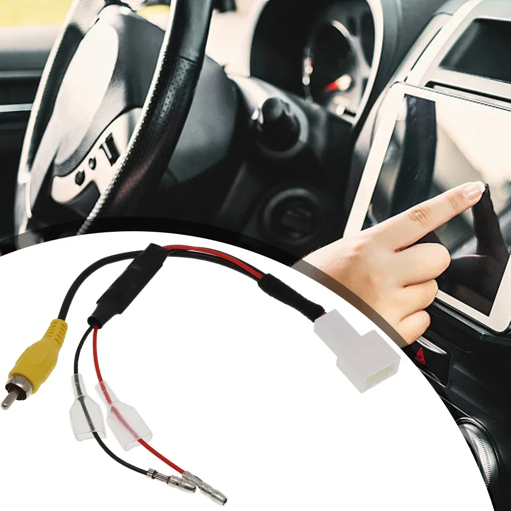 Adaptateur de caméra de recul pour voiture, 4 broches, écran de voiture, câblage de câble, prise de câble SFP, connecteur Toyota