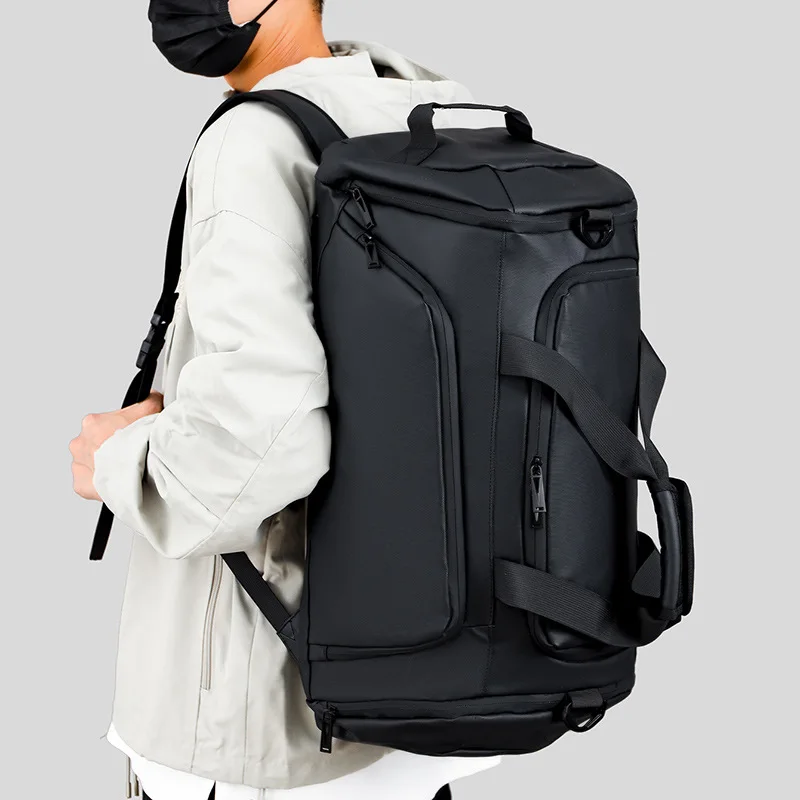 Large Fitness Bag Wet Dry Separation Sports Handbag with Shoes Compartments Unisex Travel Backpack Outdoor Crossbody Bag