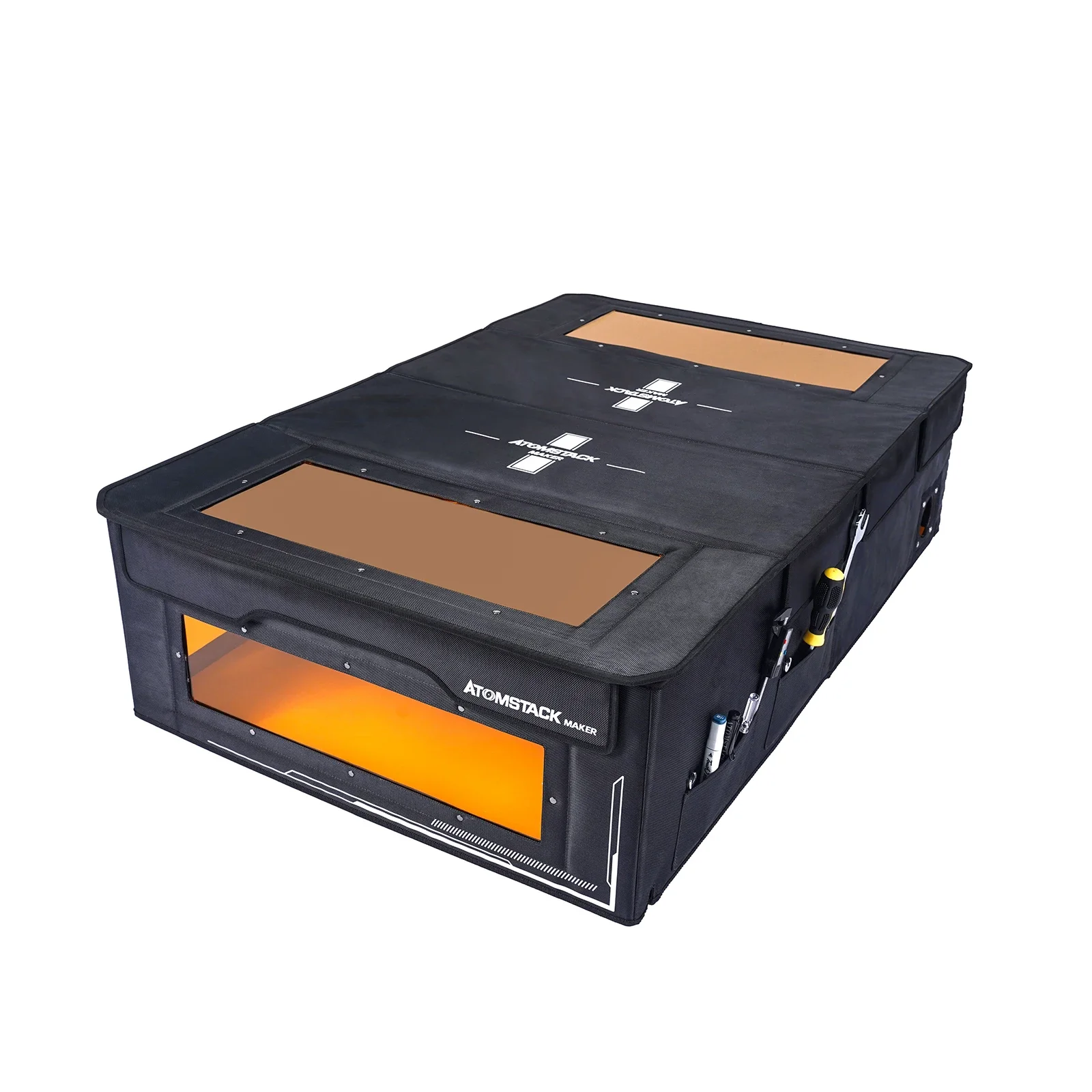 

ATOMSTACK Protective Cover Laser Engraver Enclosure with Eye Protection Fireproof Dustproof Most Engraving Machine 1170X730X310