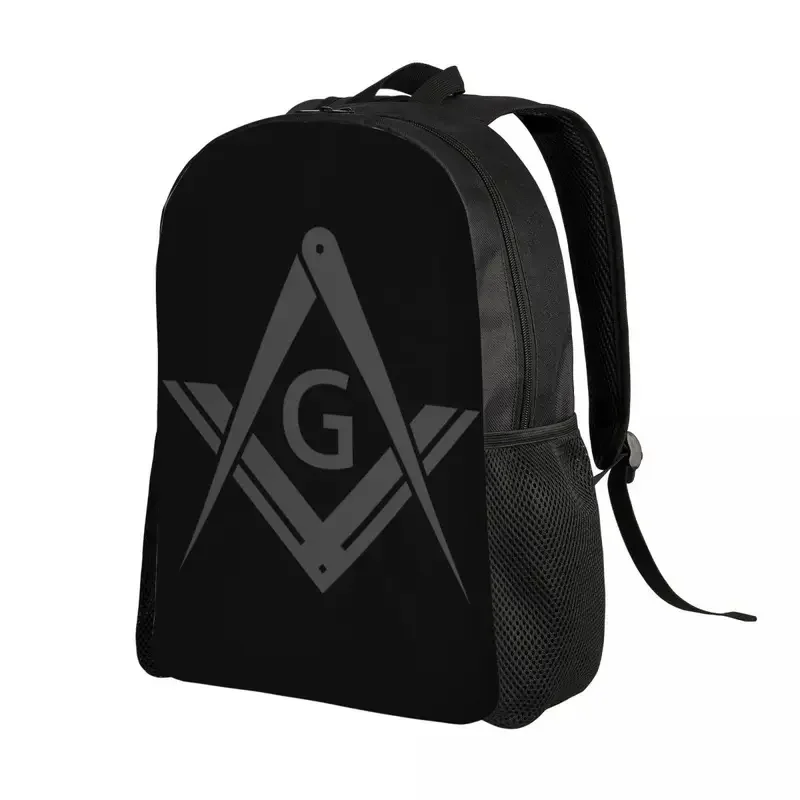 Personalized Freemason Logo Backpacks Women Men Fashion Bookbag for School College Masonic Mason Freemasonry Bags G4755