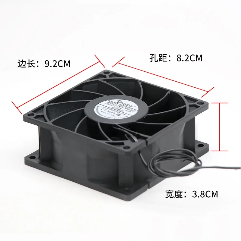 

100 В 220 В 230 В 92x92x38 мм промышленный охлаждающий вентилятор для серверного шкафа