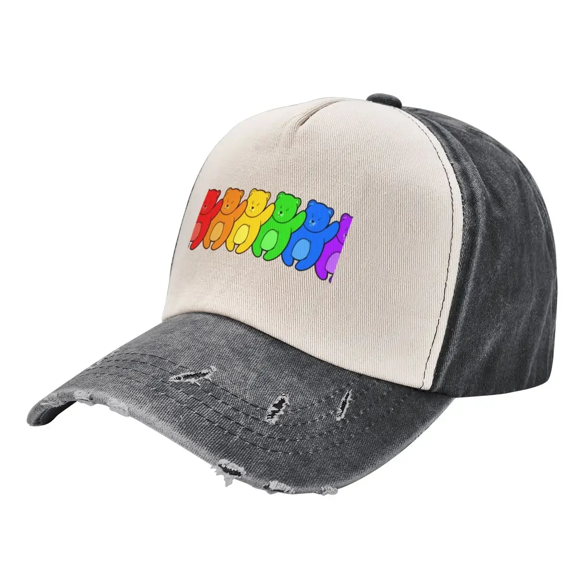 

Gay Bear Pride Baseball Cap Hat Man For The Sun hard hat Ladies Men's