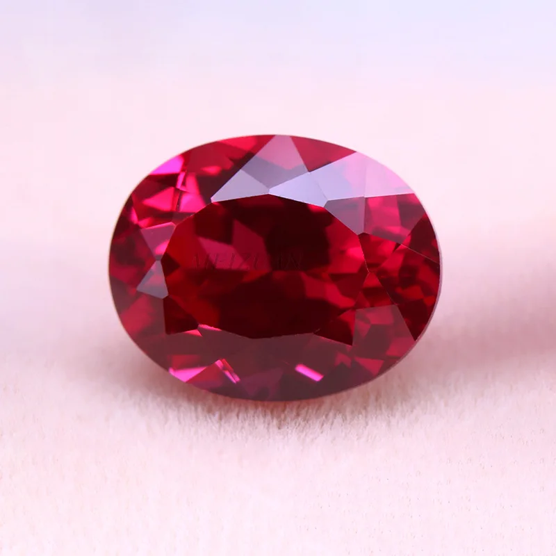 Hochwertiger Rubin 13x18mm 14,0ct Mohs-Härte Edelstein UV-Test bestanden Taubenblut-Rubin Ovalschliff für Schmuckherstellung/Sammlerstück – Detail 5