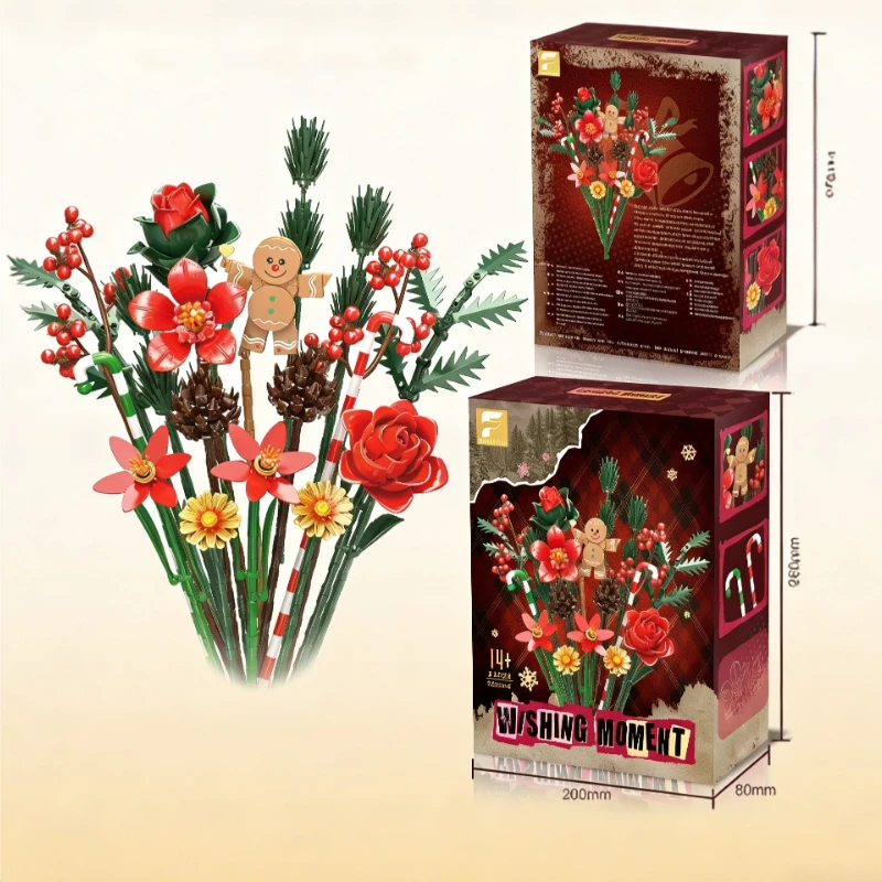 

Набор строительных блоков «Рождественский пряничный человечек» — 865 деталей, игрушка для самостоятельной сборки, декор для детей и взрослых