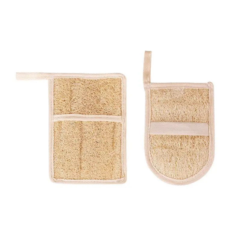 Natural Loofah Exfoliating Body Scrubber Reusable Biodegradable Sponge for Shower Bath SPA Skin Exfoliation