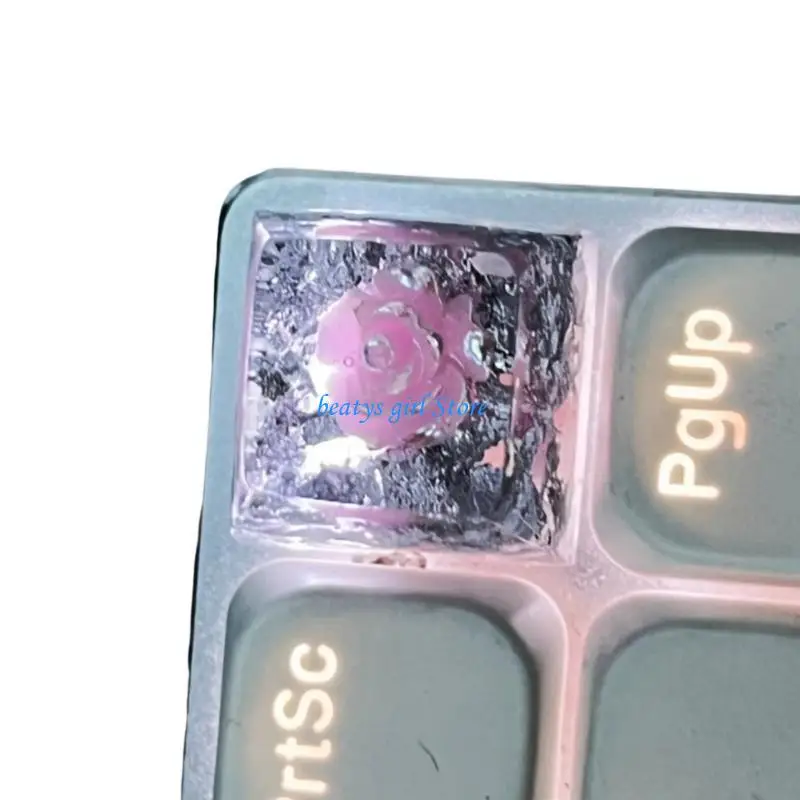 C7AB Camellia Keycap Nhựa Handmade để thay thế bàn phím cơ học