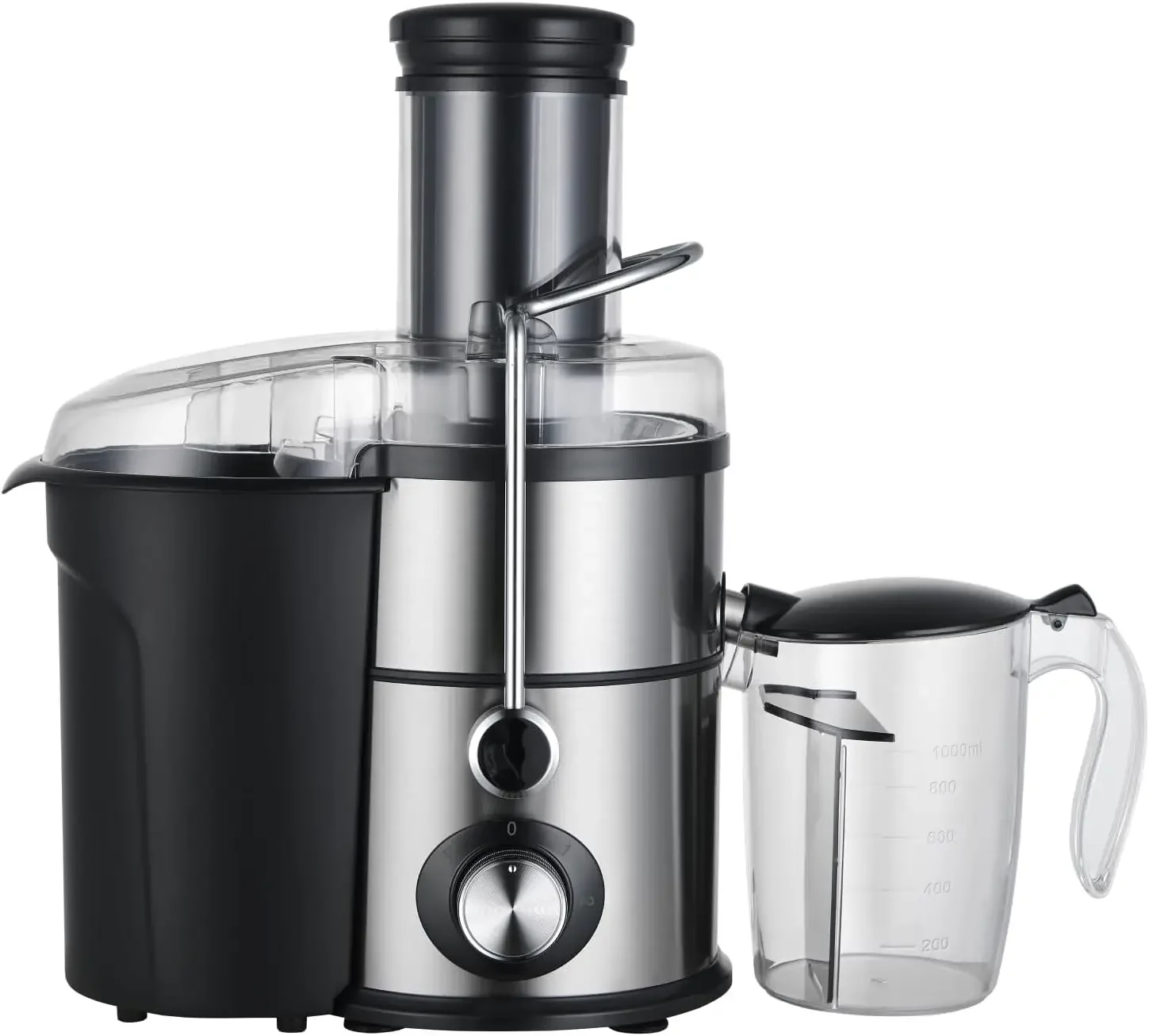 

Juicer Machine, 1100W Centrifugal Juicer with 2.6" Wide Mouth for Whole Fruits and Vegetable with 2-Speed Setting, Easy to Clean