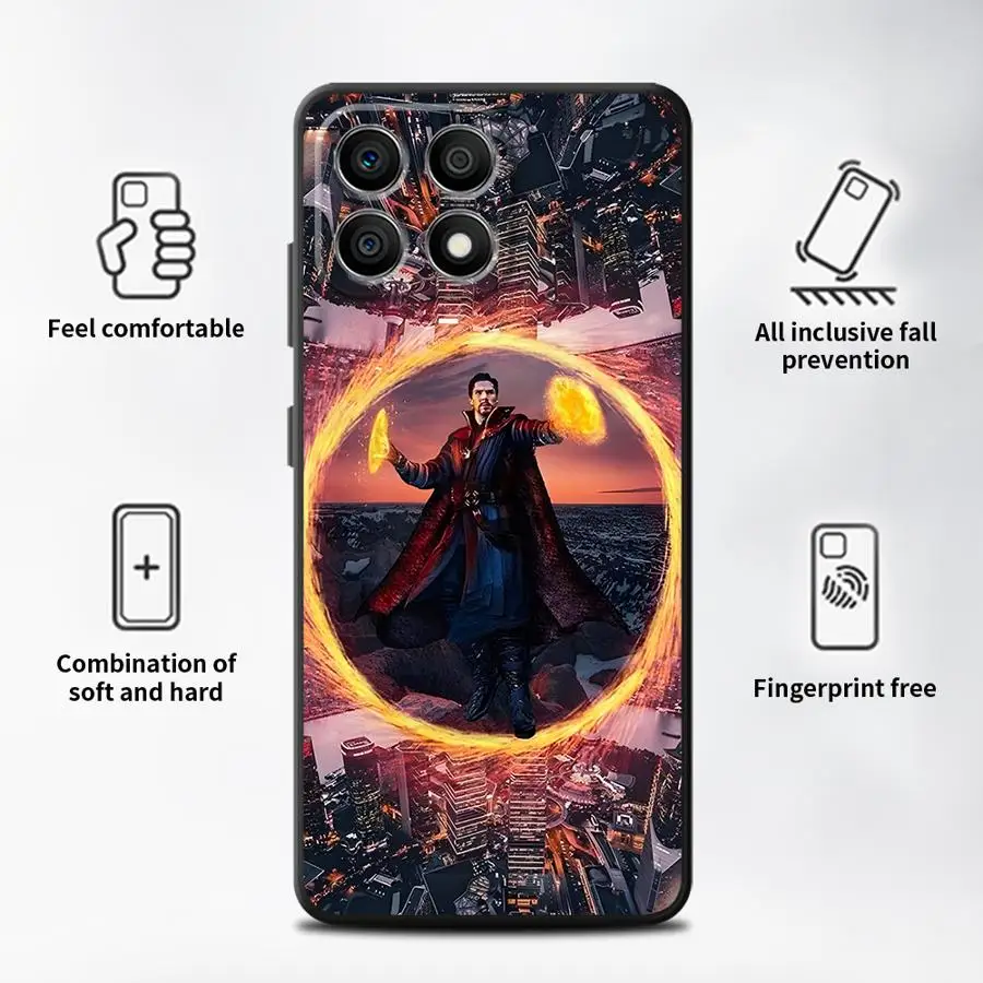 Мягкий чехол для Honor X8a X6 X7c X9a X7b 8X X5b 70 X9b X8 X8b Magic5 Lite X7 X9c 90 Pro X6a X8c Marvel Doctor Strange Portal