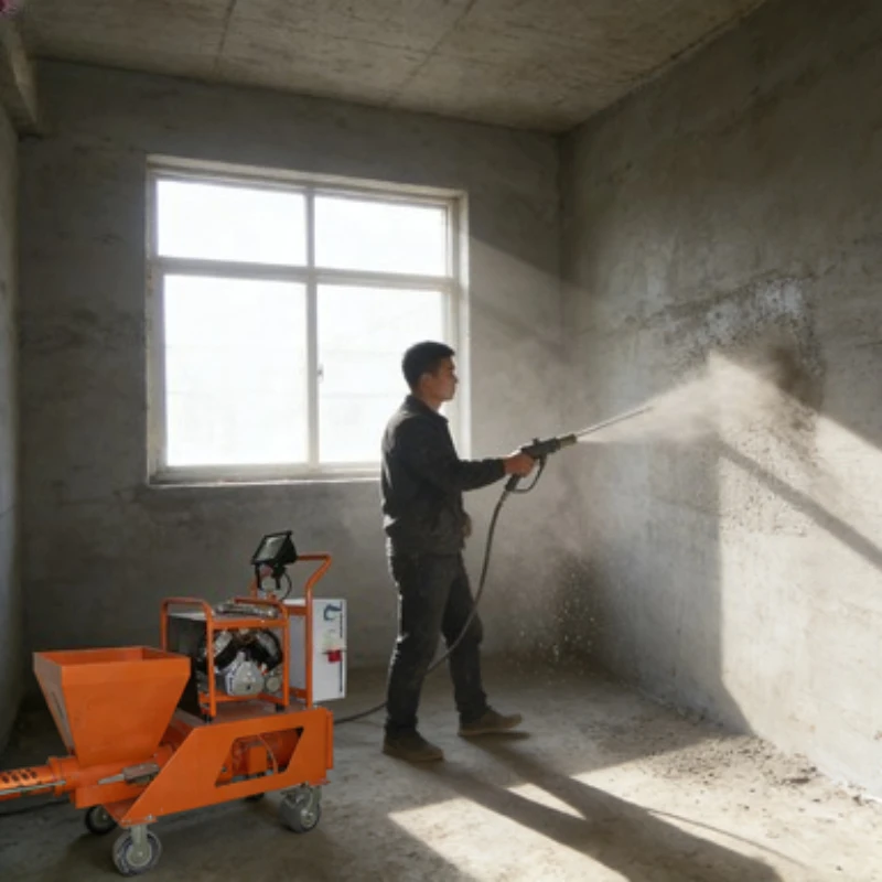 

Mortar Plastering Pump Spray Painting Machine Cement Mortar Spray Gun 220v 380v Mortar Spraying Machine For Walls