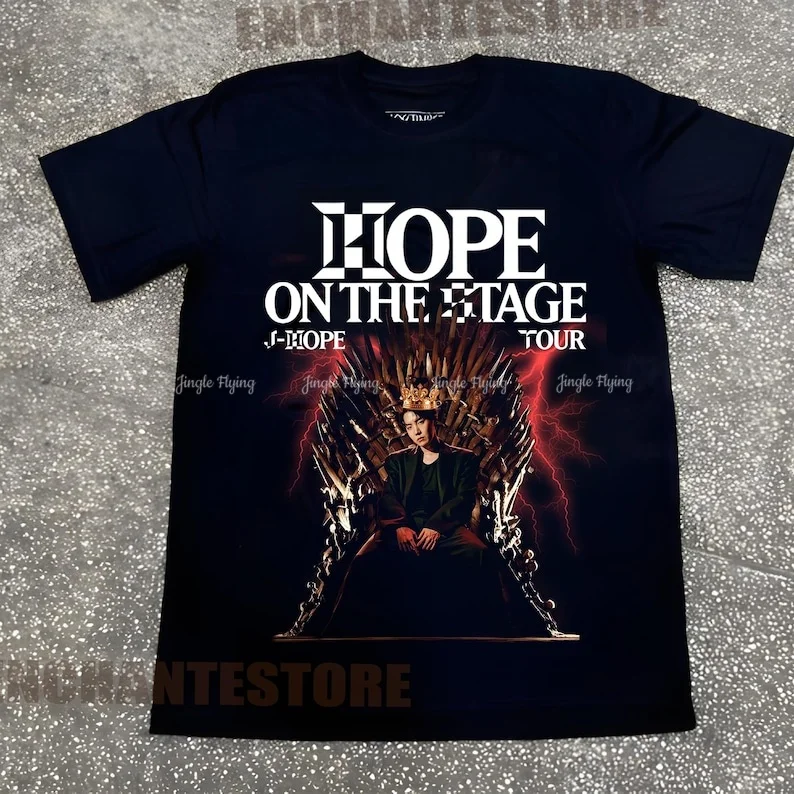 Толстовка Retro Tour Hope On The Stage Tour, хлопковая футболка унисекс