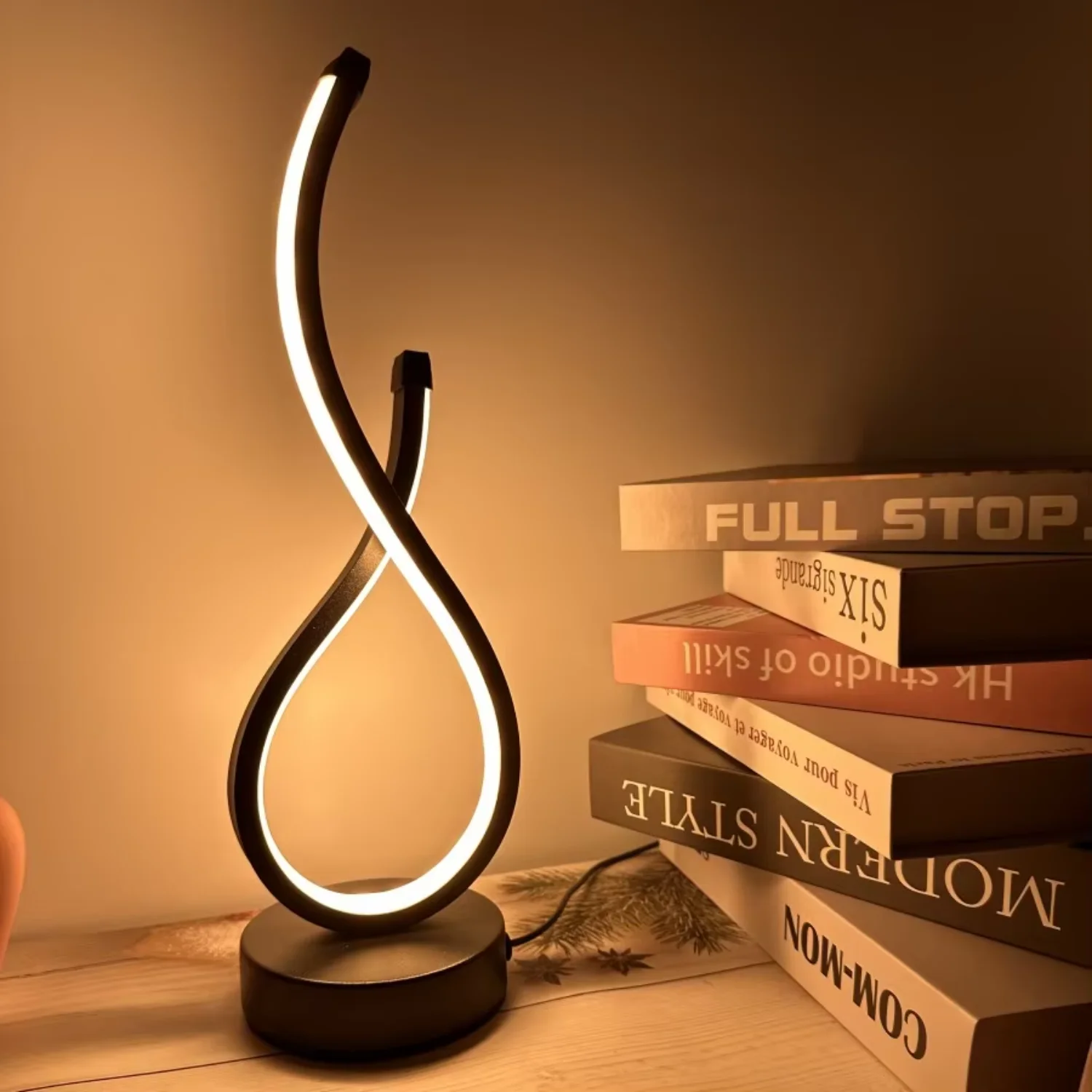

Table Lamp Bedroom Nightlight Creative Restaurant Coffee Shop Luminescent Decorative Table Lamp