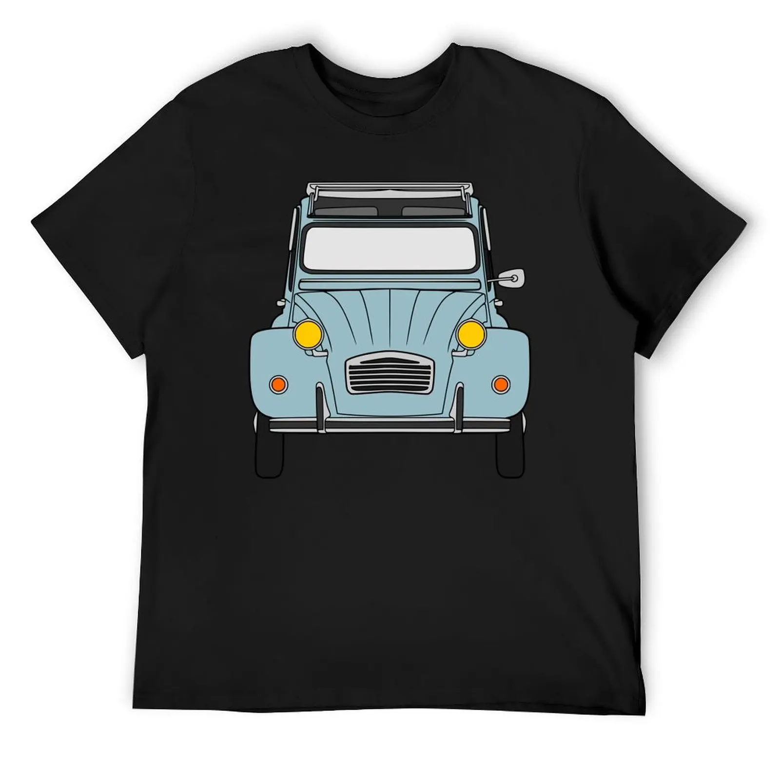 

Citroen 2CV baby blue color T-Shirt oversize t-shirts man new edition luxury t-shirt Funny t-shirt mens workout shirts