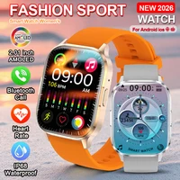 Relojes inteligentes para mujer, pantalla AMOLED, asistente de voz, llamada, reloj deportivo, oxígeno en sangre, ritmo cardíaco, música, IP68, reloj inteligente para mujer IOS