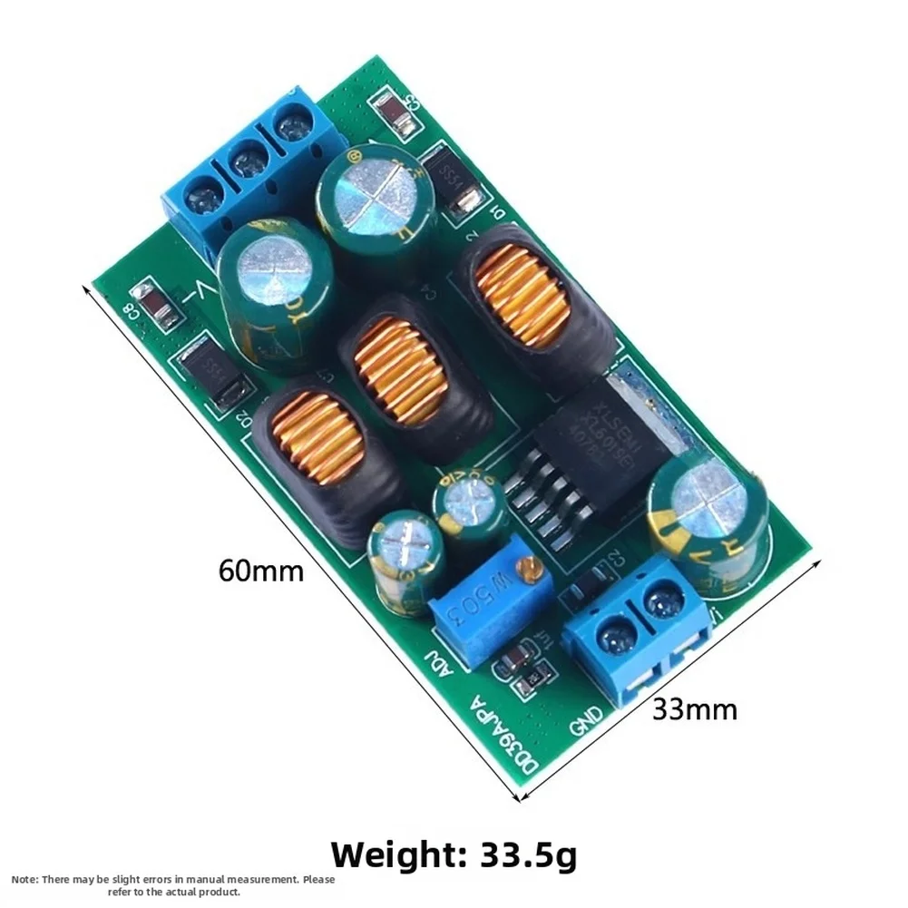 DC-DC Adjustable Dual Channel Power Supply Module Step Up Down Converter 5V 30V Input Range for Educational Electronics Labs