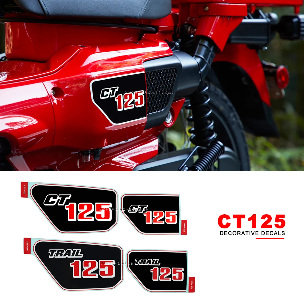 2pcs/set FOR HONDA CT125 ct 125 Motorcycle body Sticker Personality Decorative  Decals