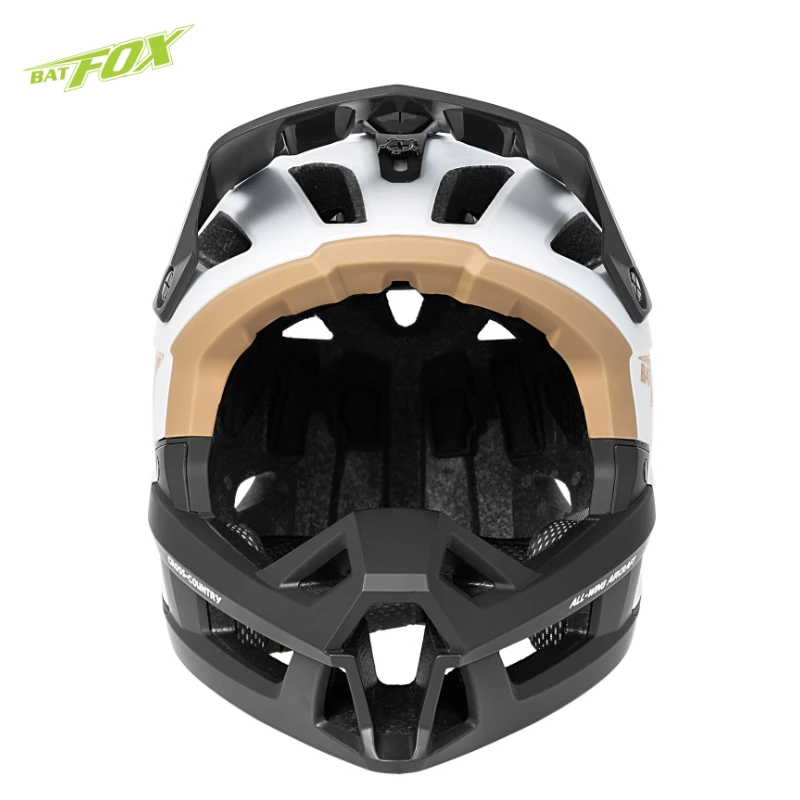 BATFOX Full Face Helmet MTB Downhill Motorcy Helmet Adults Men Women Cycling Helmet DH helmet for Mountain Bike Helmet Full Face