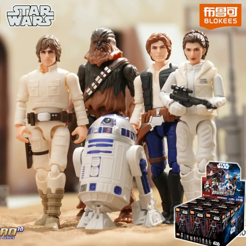 

New Blokees Star Wars Galaxy V2 Blind Box Darth Vader Action Blocks Sci-Fi Movie Figure Collectible Toy Poseable Model Kits Gift